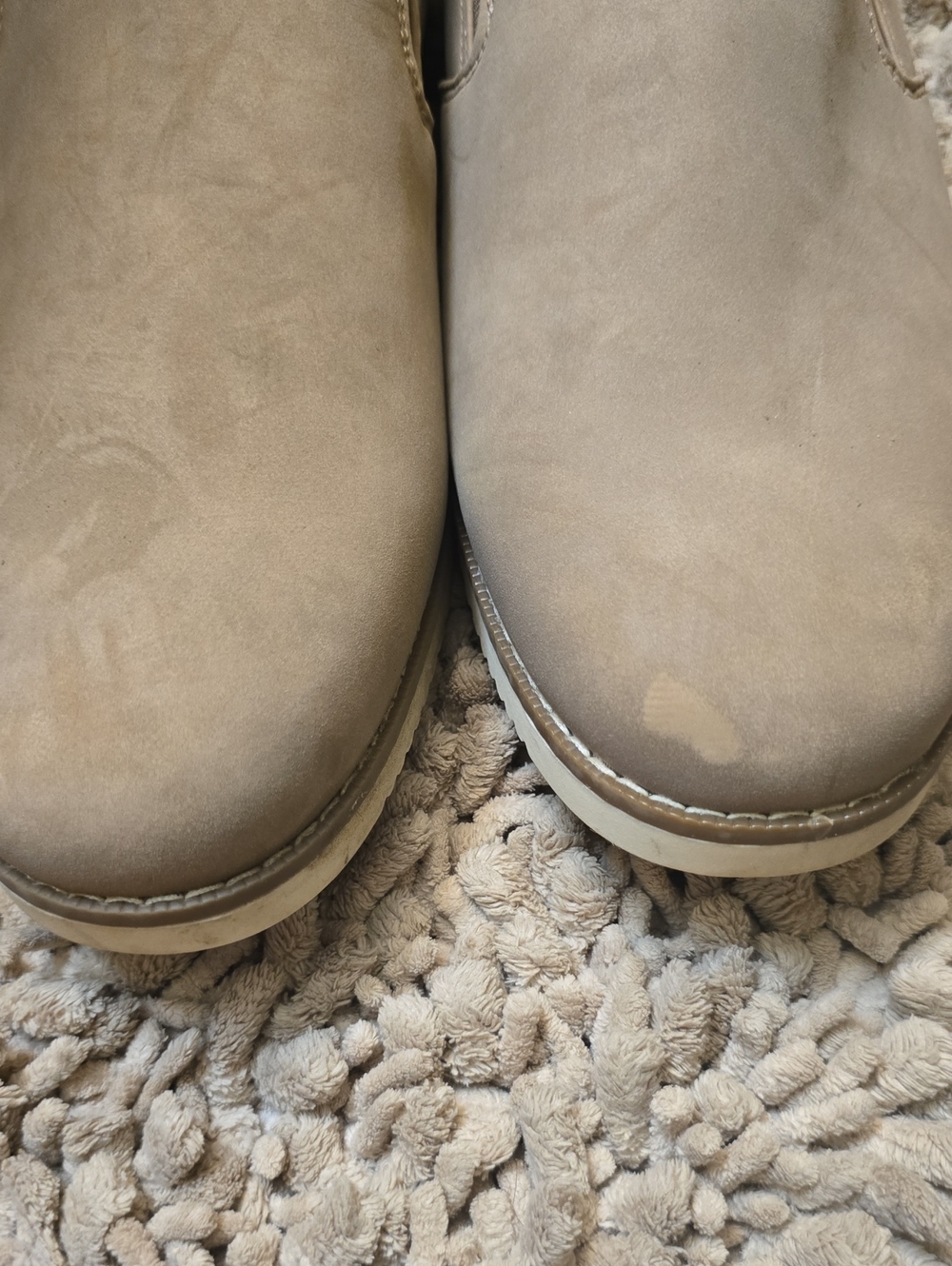 New Goodfellow Men’s Size 12 Slip-On Loafers in Light Taupe - Picture 2 of 6
